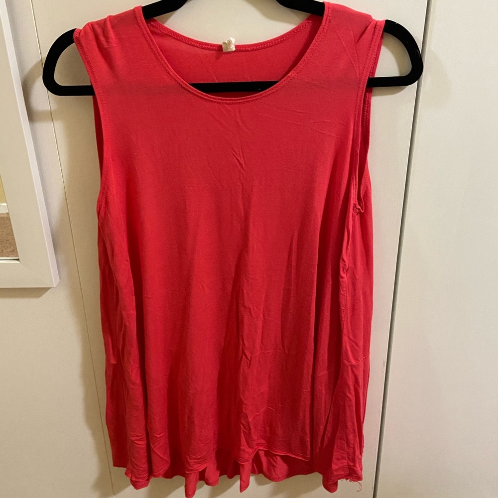 Pinkblush Maternity Tank, Ruffle Back